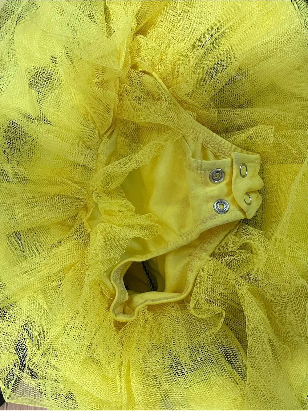 2T Toddler Bumblebee Costume Dress with Wings - Yellow & Black